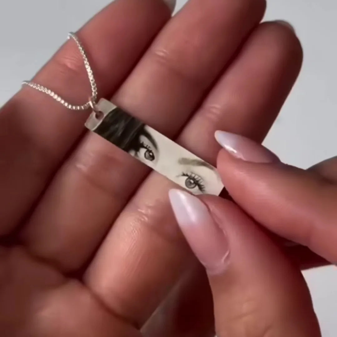 Personalized eye necklace
